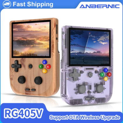 ANBERNIC RG405V Handheld Game Console Android 12 Unisoc Tiger T618 4 Inch IPS Touch Screen Video Game Player Support OTA Update